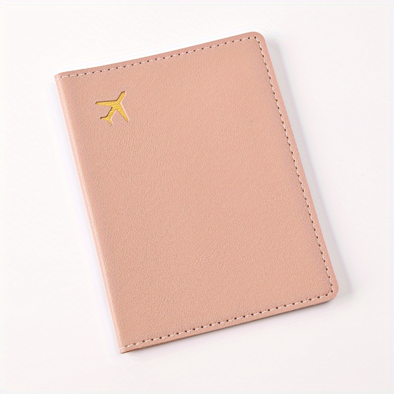 TEMU Porte-passeport 1 pièce, Portefeuille de voyage, Étui porte-cartes en PU, Lot de cartes de crédit pour voyage