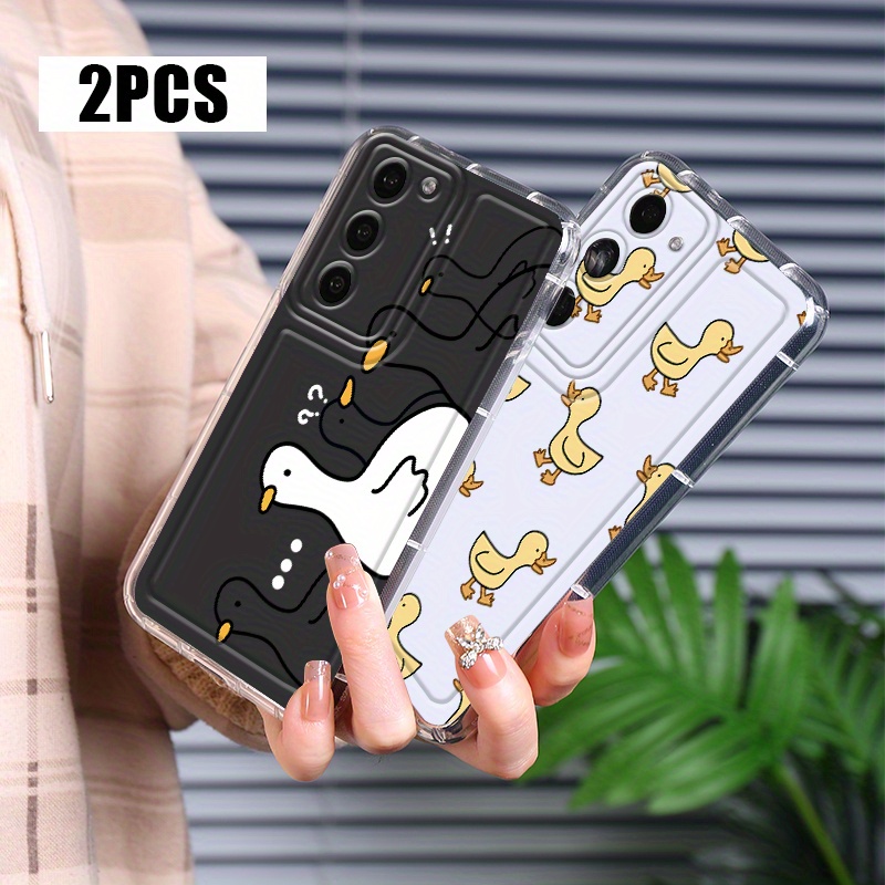 Комплект От 2 Броя Силиконови Калъфи С Картинка На Пате За Телефон ...