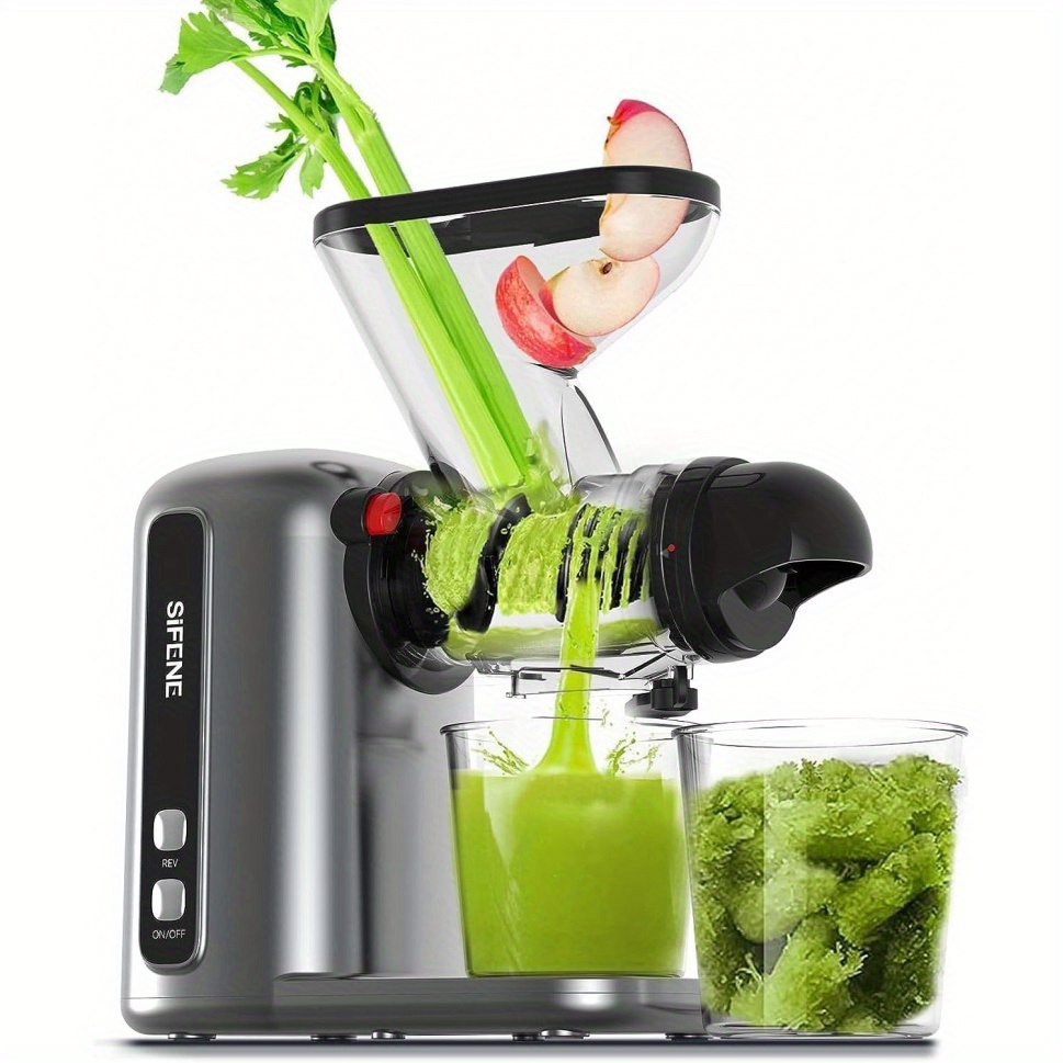 compact cold press juicer single serve slow juicer Temu
