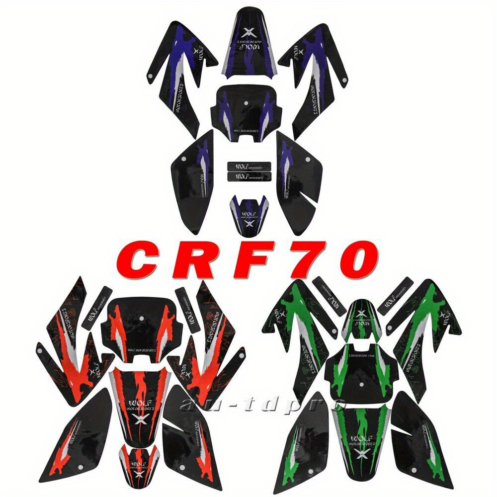

Decal Graphics Body Sticker Kit For Crf70 Fairing Sdg Ssr Dirt Bike Taotao Db17