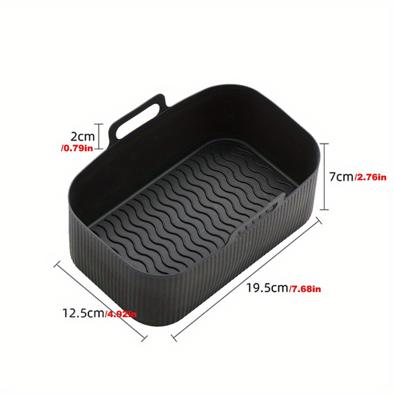 1pc Of Silicone Tray For Air Fryers, A Replacement Mat For Air Fryer Baking Baskets, Suitable For Restaurant Use