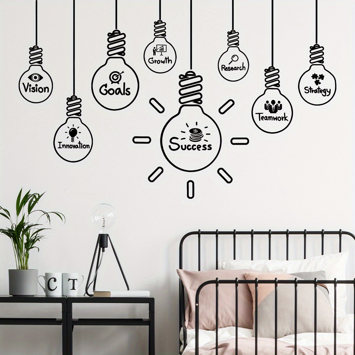 

Inspirational -shaped Decals - Removable Pvc Art For , , & Hallway Decor