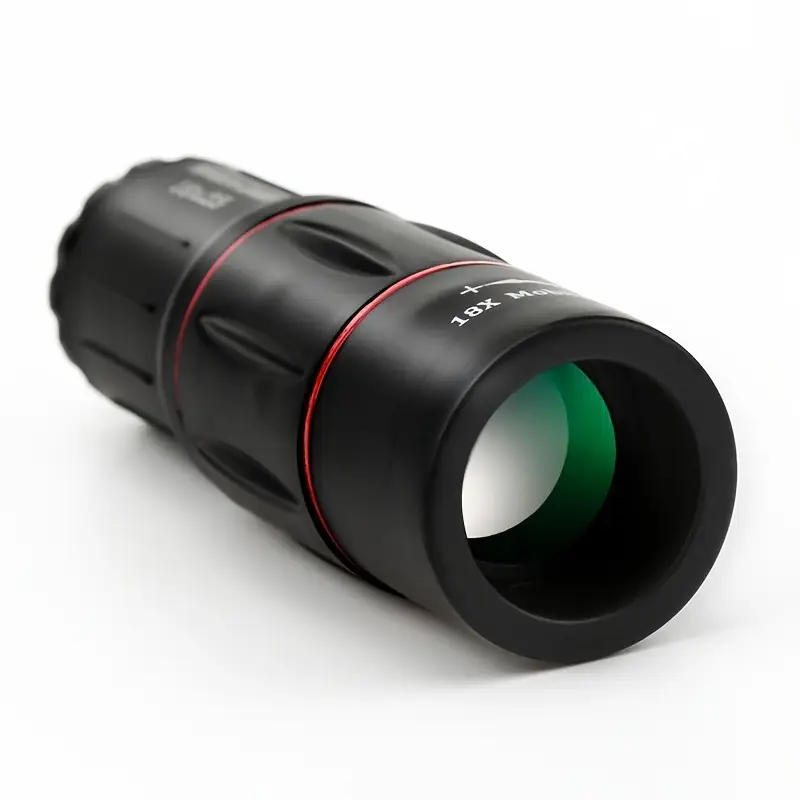 18x optical zoom telephoto monocular lens for smartphones universal clip on camera attachment synthetic rubber exterior compatible with most mobile phones no battery required details 3