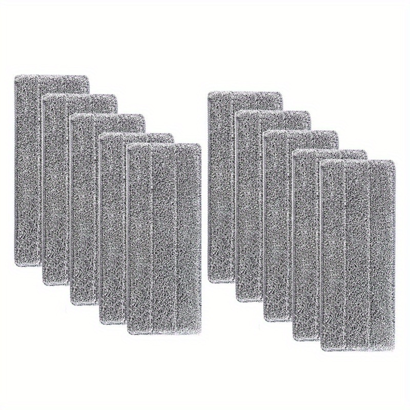 

10pc Microfiber Spray Mop Pads Replacement Heads For Wet And Dry Mops Deep Clean Reusable & Washable Replacement Cleaning Pads Refills Fits For Flat Mop Head