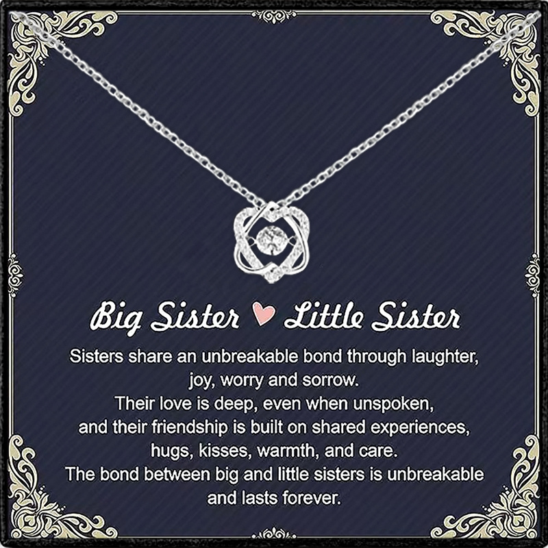 Sister Necklace Gift Sister Gifts For Sister Birthday Gift For Sister Jewelry Gift For Sister Gift Card