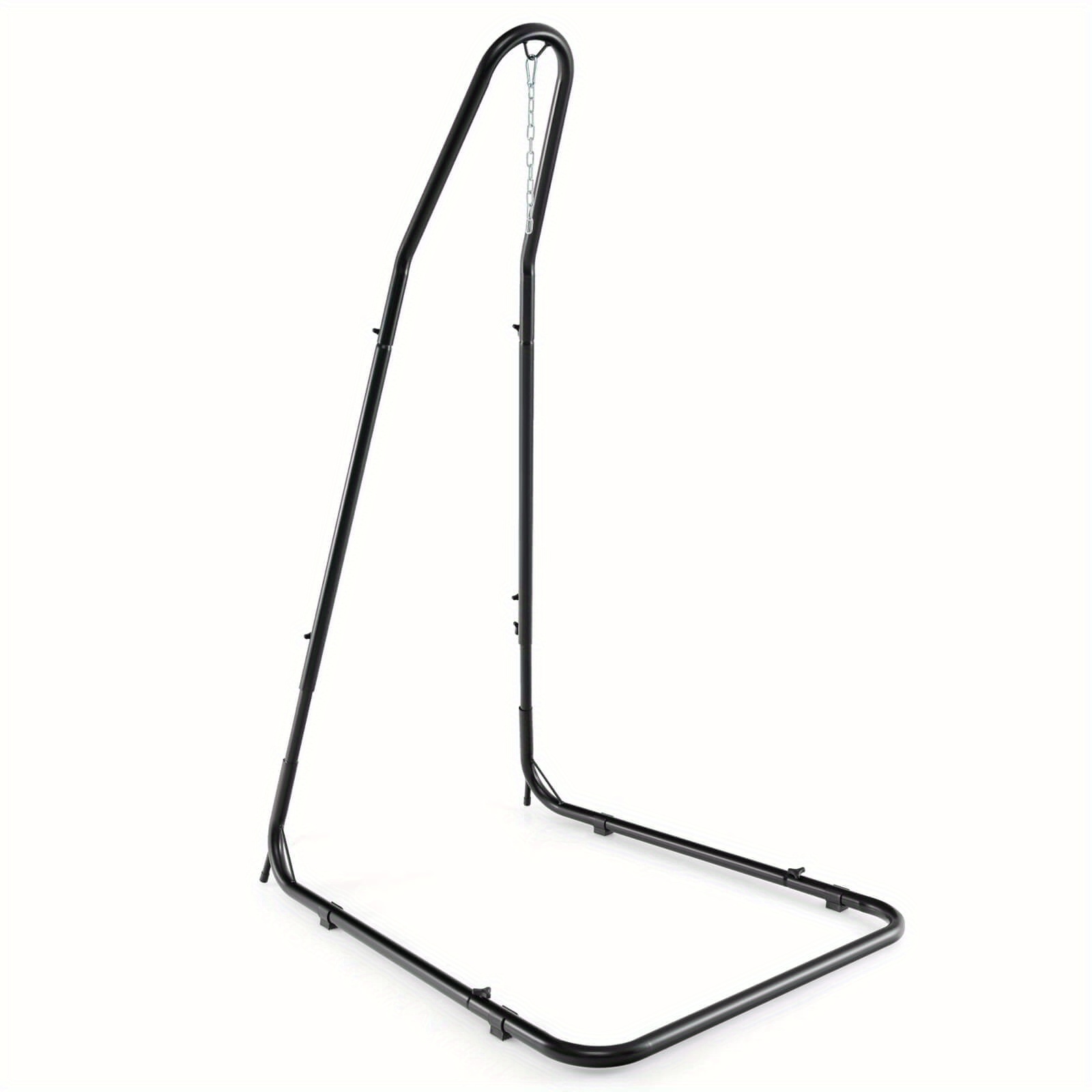 

77"-93" Height Adjustable Hanging Chair Stand W/heavy-duty Metal Frame For Patio