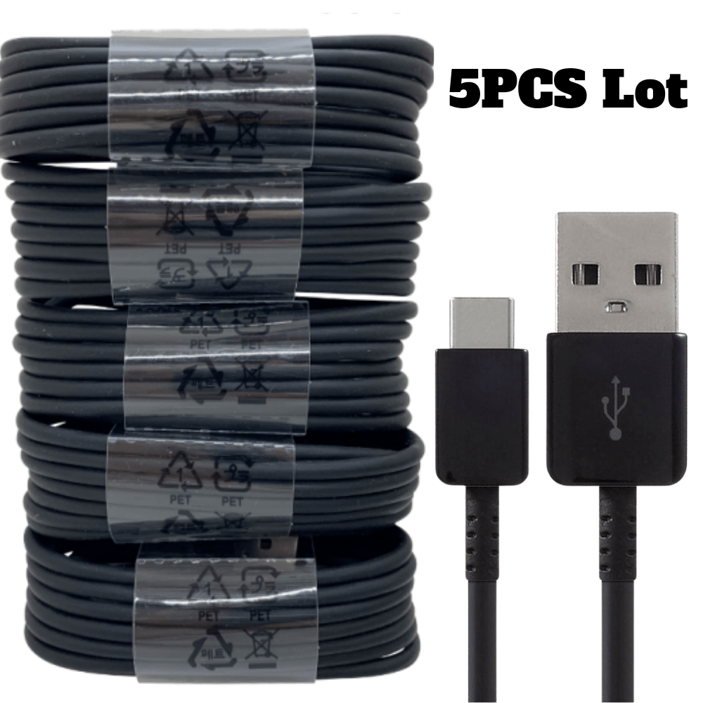 

5pcs 15w Usb C Type C Cable Lot Fast Charging Cord For Samsung Android Charger Cord