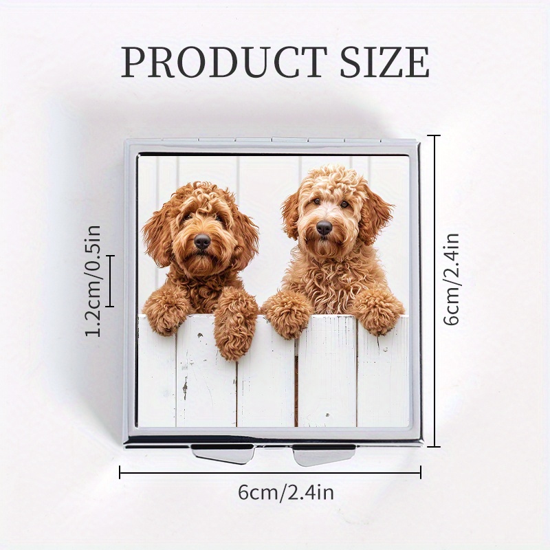 Mini Dog Pattern Pill Box