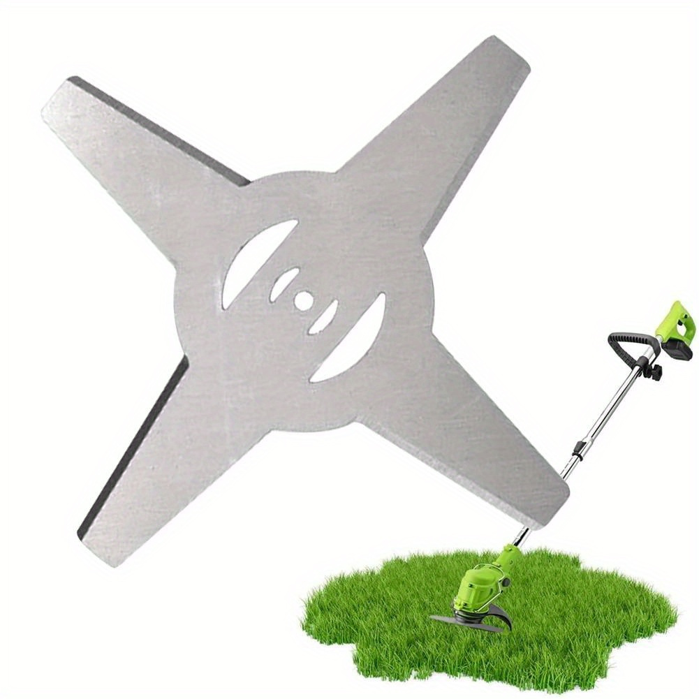 

4 Pcs 150mm Grass Trimmer Blade Brushcutter Head Saw Blades For Electric Lawn Mower - Lawnmower Parts Accessories