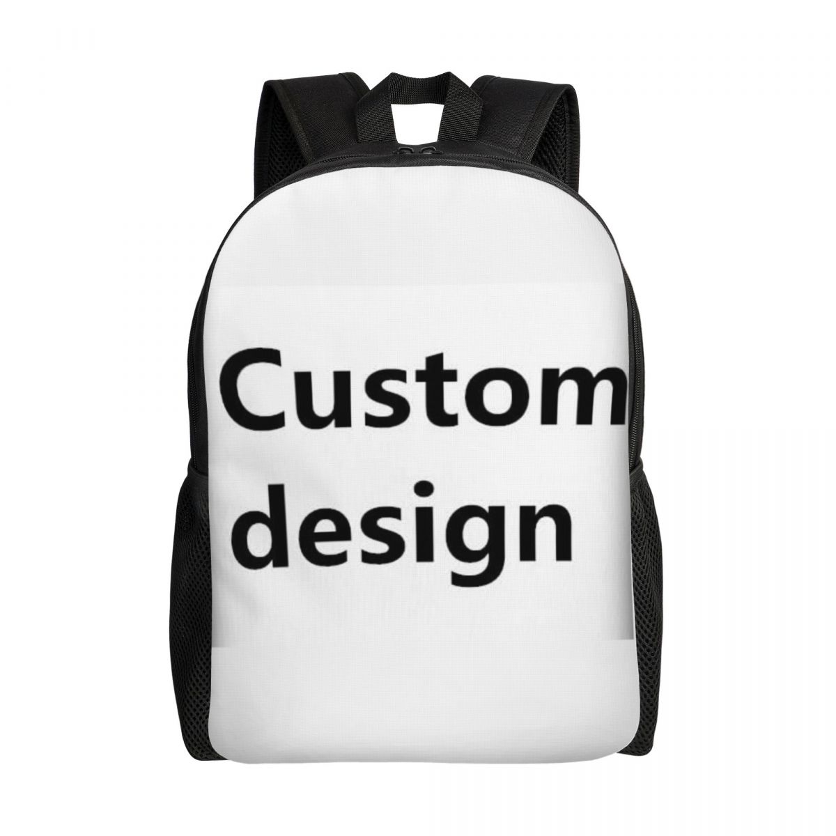 

Custom Backpack - Personalized Laptop Bag With Adjustable Straps For Men, Women & Teens - Lightweight, Polyester Daypack For School, Travel & Work