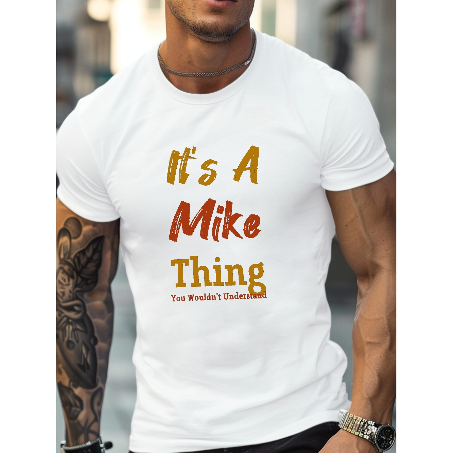 

Mike Thing G500 Pure Cotton Men's T-shirt Comfort Fit