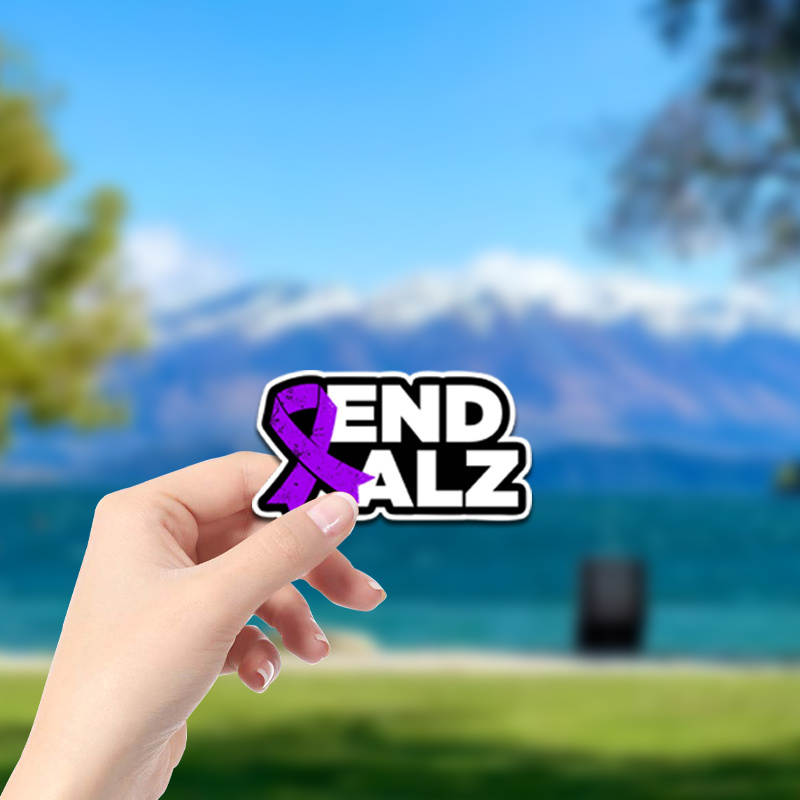 

Vinyl Decal Sticker For Vehicle Windows - Support Alzheimer's Research