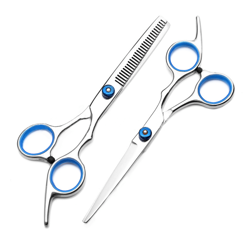 

2pcs Professional Hairdressing Scissors Set - 6 Inch, Precision Cutting & Thinning Shears For All Hair Types, Hypoallergenic Barber Tools Hair Styling Tools Hair Cutting Tools