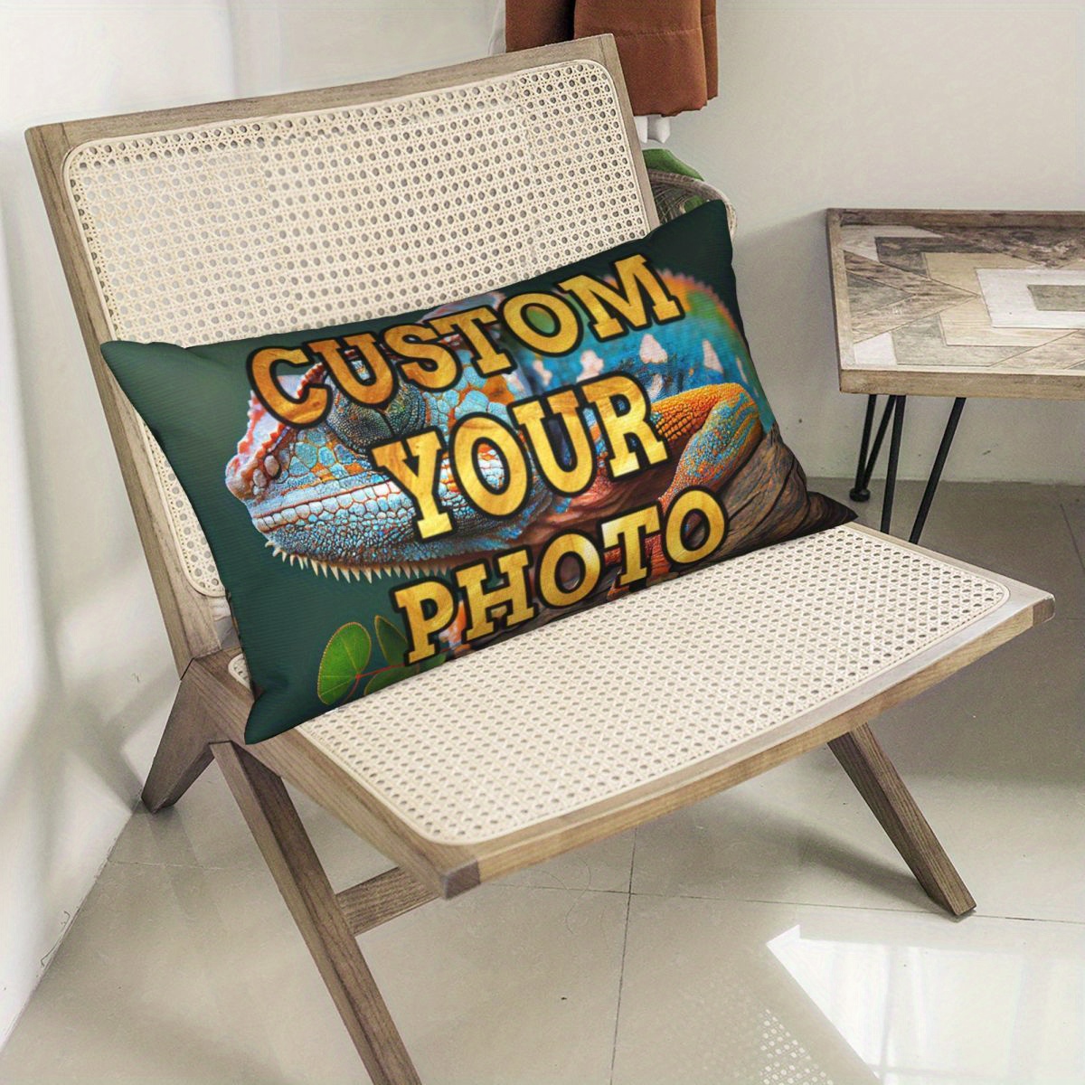 

Custom Photo Pillowcase 20x30 Inches - Double-sided, Soft Plush Throw Pillow Cover With Zipper Closure For Living Room Decor - Machine Washable