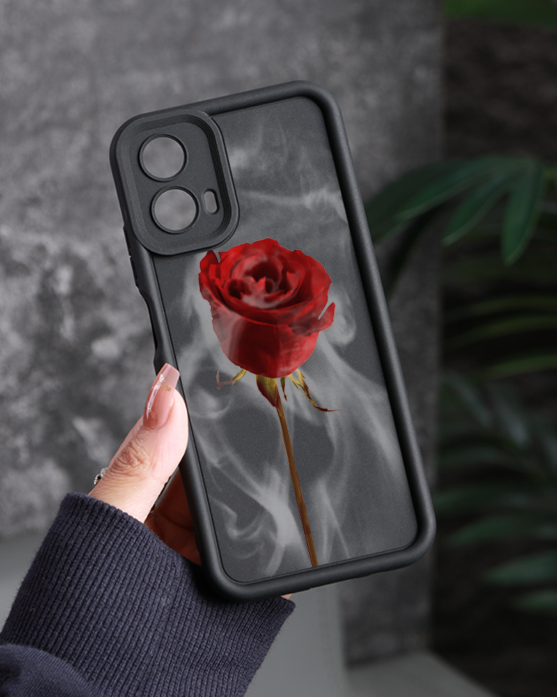 Luxury Shockproof For S23 S24 A04 Pattern A Red Rose Phone Case For A05s A70 P55 5g Plus Rs4 P40 5024