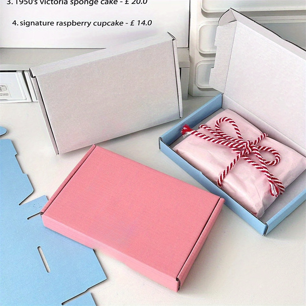 

20pcs High-quality Gift Boxes - , Multi-use Paper Packaging For Retail & Events