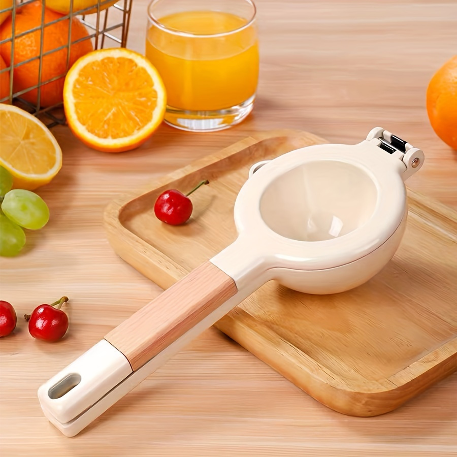 

1pc Multifunctional Manual Citrus Juicer - Durable Metal Lemon Squeezer, Creative Orange Juice Extractor, Kitchen Gadget For Fresh Fruit Juice