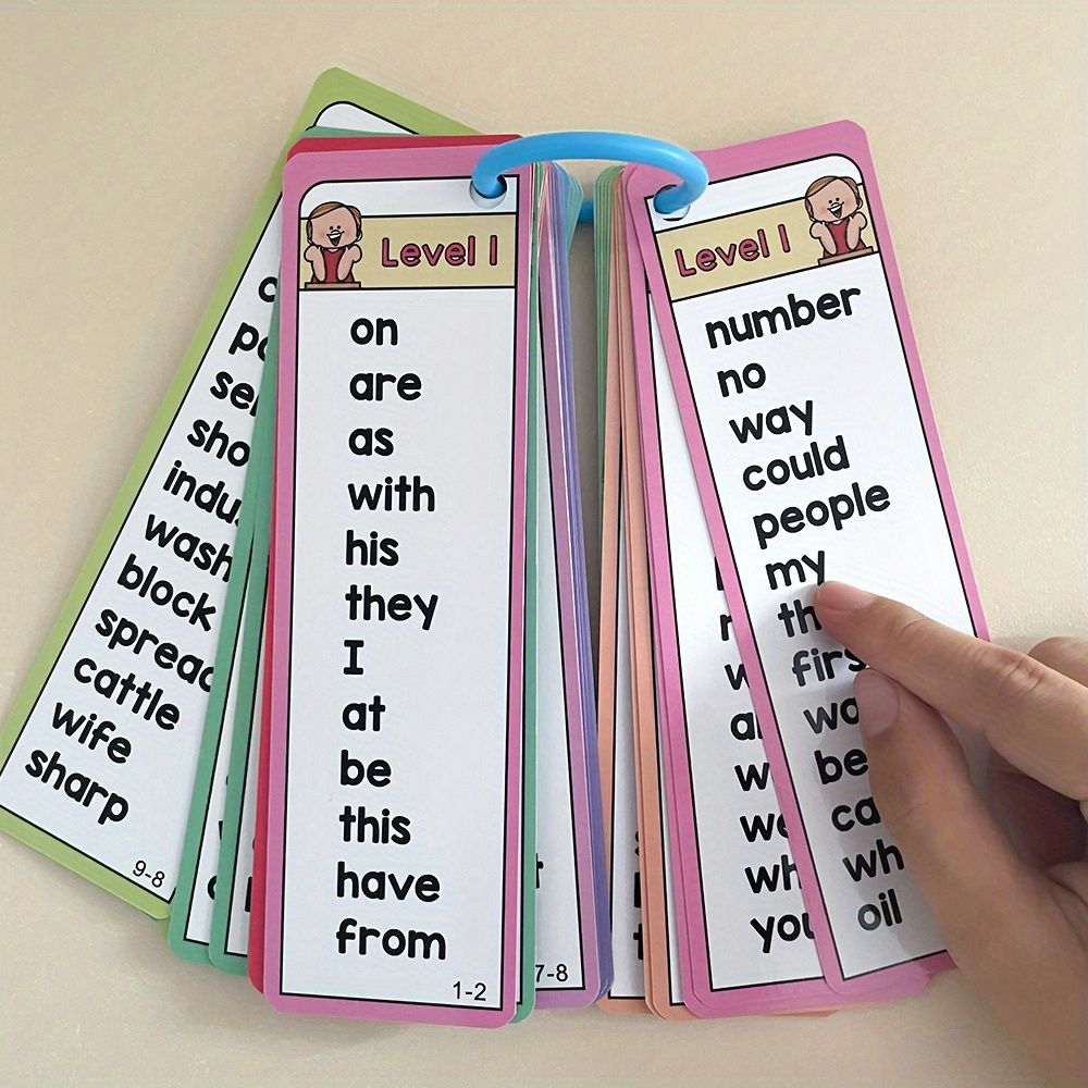 1000 sight words flash cards double sided - Temu
