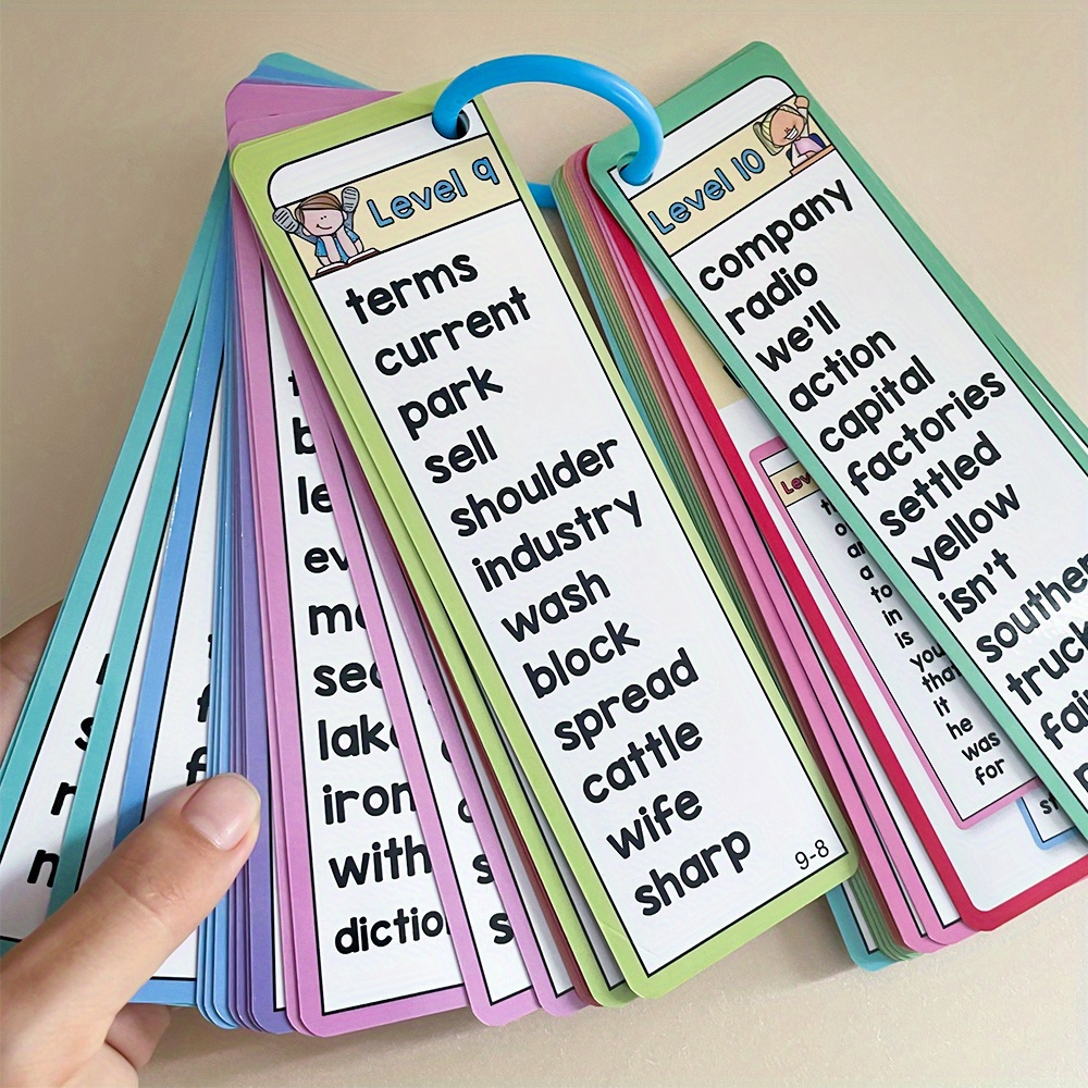 1000 sight words flash cards double sided - Temu Finland