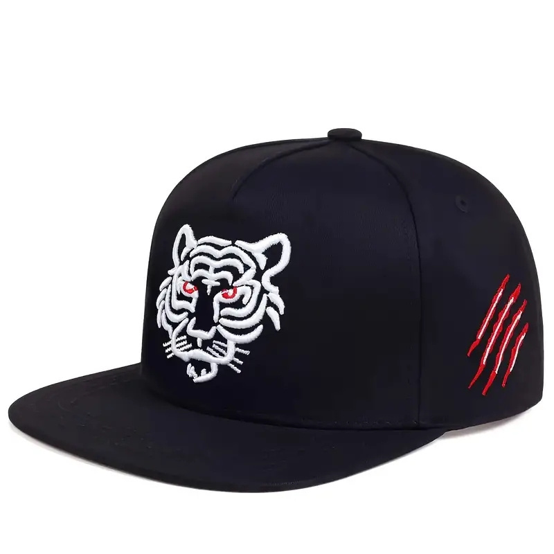 

2pcs Summer Breathable Baseball Cap Men Casual Snapback Hat Stylish Cartoon Animals Decorative Hat For Daily Wear