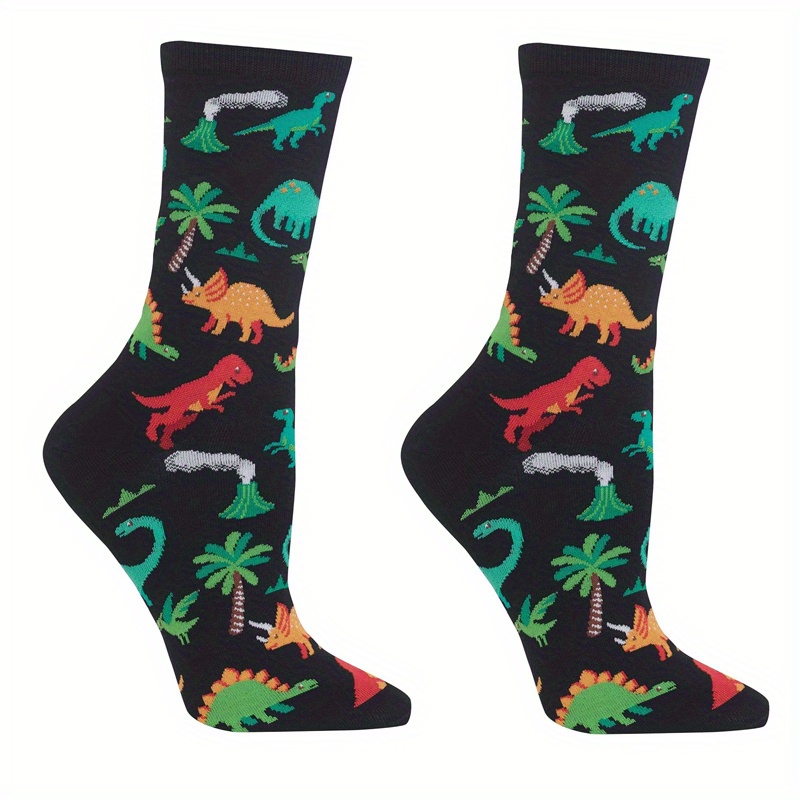 

Fun Dinosaur Socks - , Skateboarding & Casual Wear