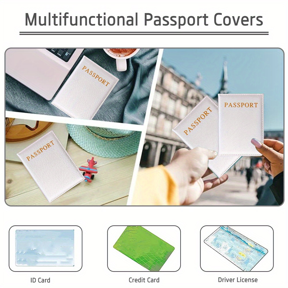 customized name pu passport sleeve holder passport cover - Temu Oman