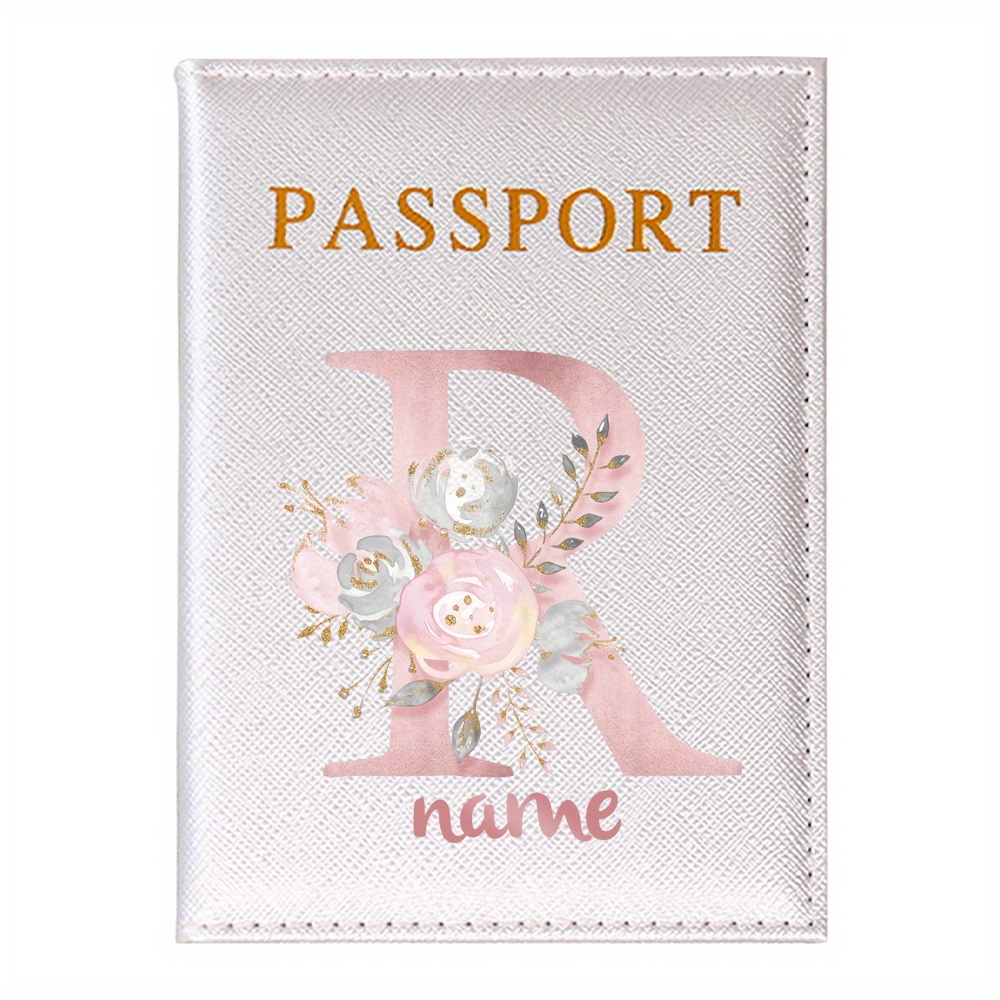 customized name pu passport sleeve holder passport cover - Temu Bahrain