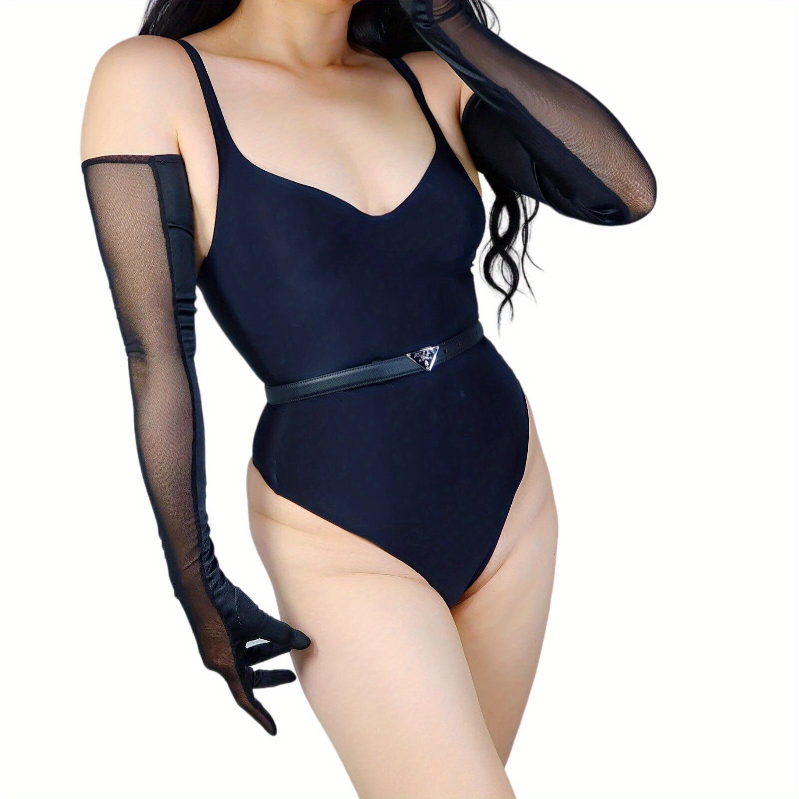 Traje De Cuerpo Entero De Spandex Brillante, De Segunda Piel | Cuotas
