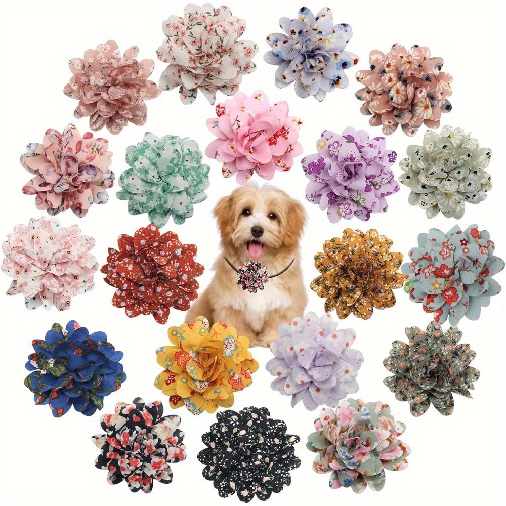 

20pcs Assorted Dog & Bows - 8cm - Pet Accessories , & To