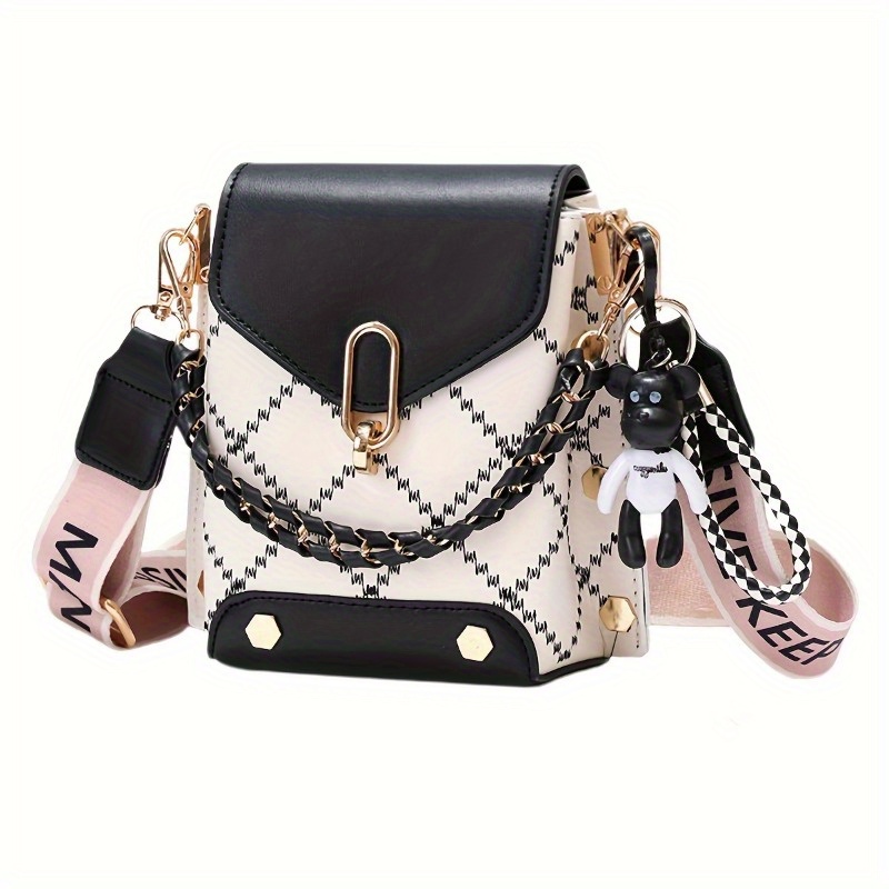 MUCENT☆大人気♪3-way chain mini crossbody bag Wholesale Women Simple Casual Mini Square Chain Crossbody Bag
