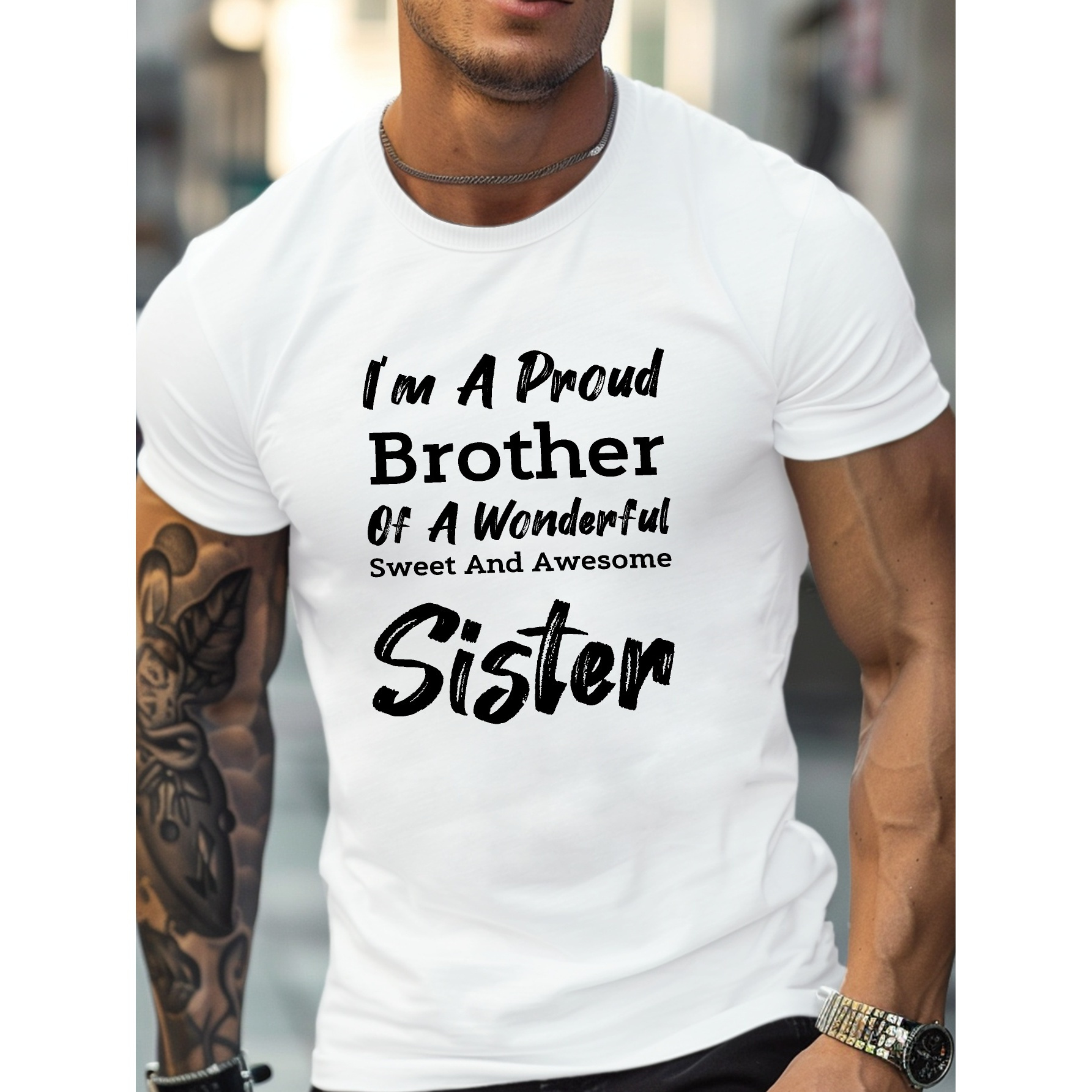 

Pride In Sibling Relationship G500 Pure Cotton Men's T-shirt Comfort Fit