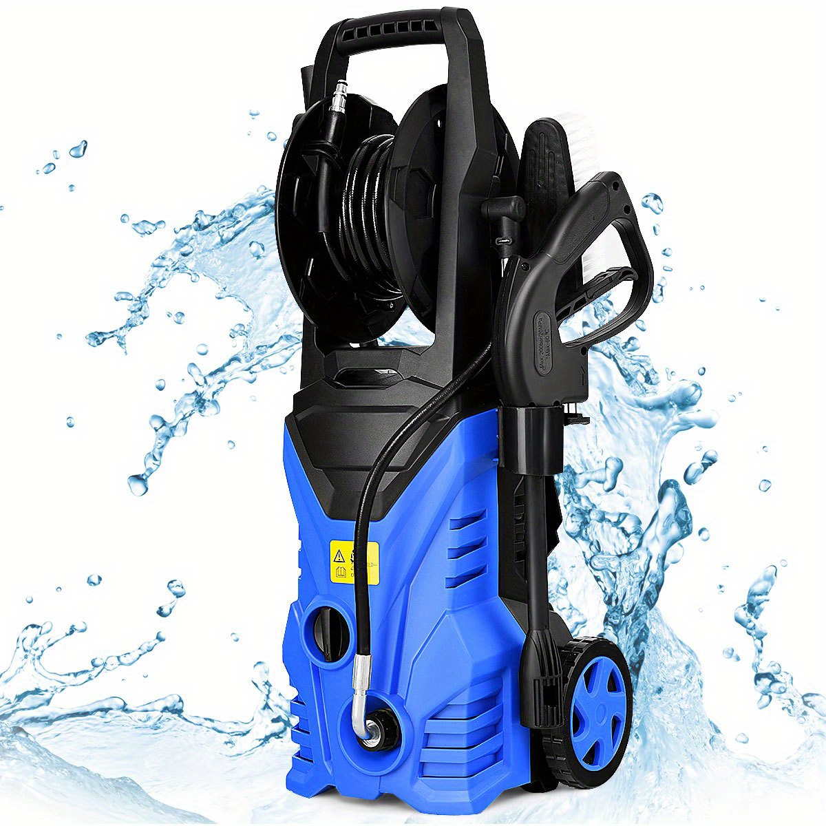 

Lifezeal 2030psi Electric Pressure Washer Cleaner 1.7 Gpm 1800w W/ Hose Reel Blue