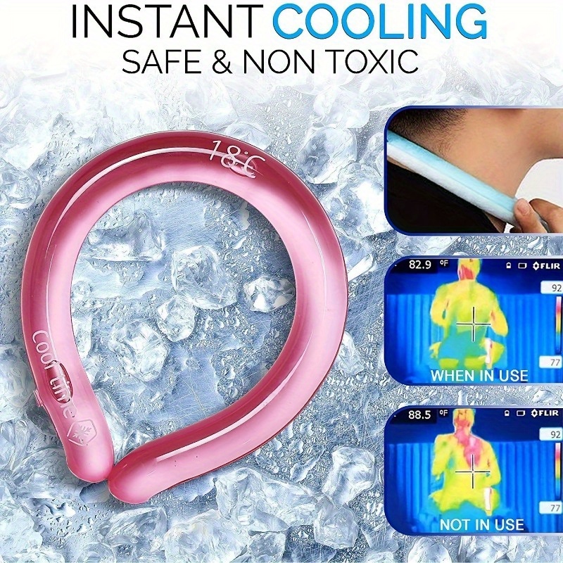 

Cooling Neck Collar - Instant Heat & Outdoor Sports Chill Ring, Ice-cold Comfort Neckband