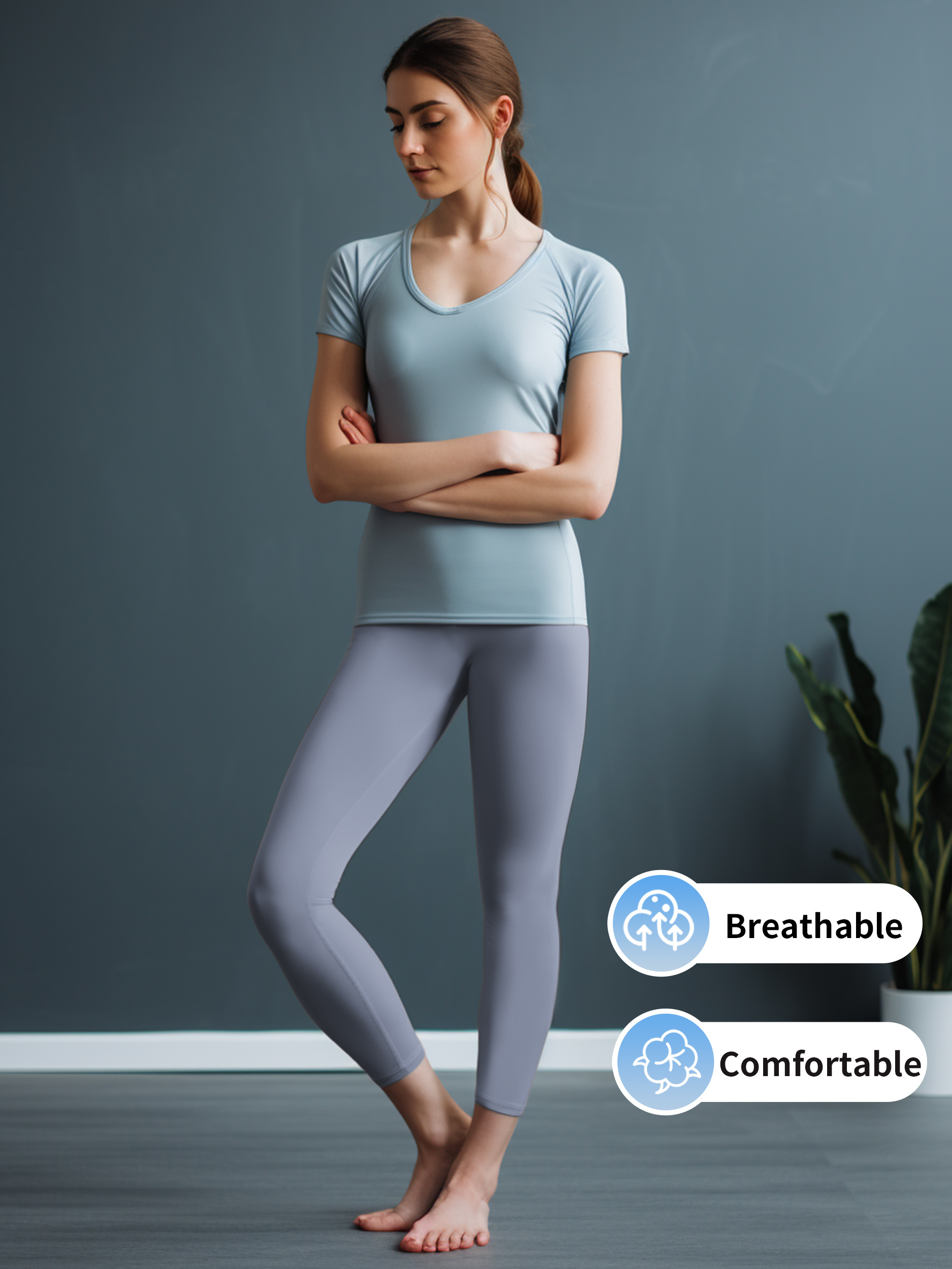 Summer weight yoga fashion pants