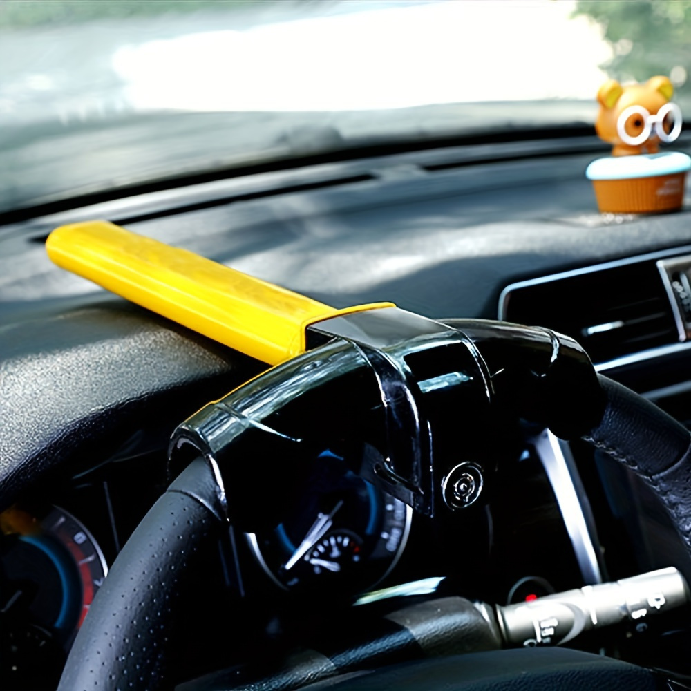 

Stealthlock Heavy-duty T-type Steering Wheel Lock - Durable Metal Anti-theft Car Security Device