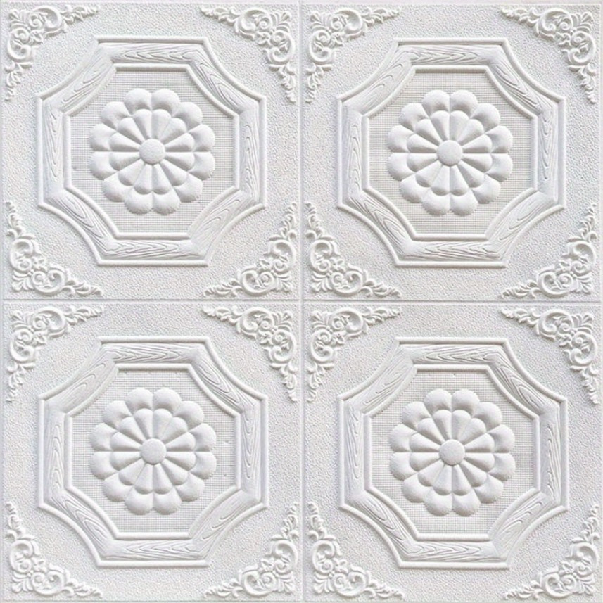 3d Waterproof And Decoration Wall Stickers Roof Wallpaper Ceiling Ceiling Wall Stickers Self-install