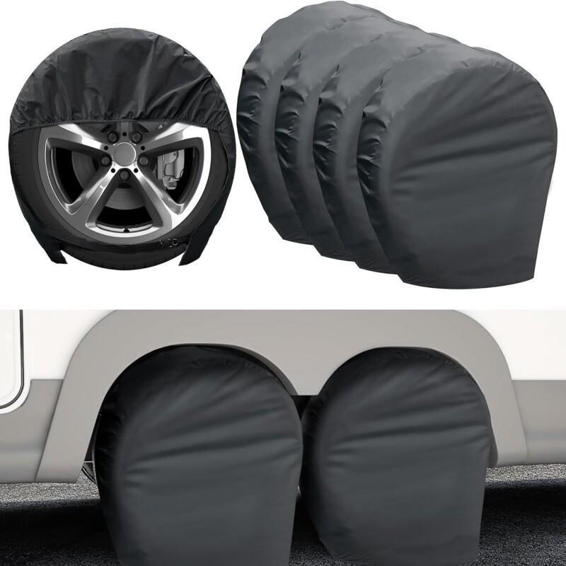 

4 Camper Tire Rv Trailer Tire Trailer Car Tire Accessories For Trucks , Suv, Tyre Tire Diameters 24-32