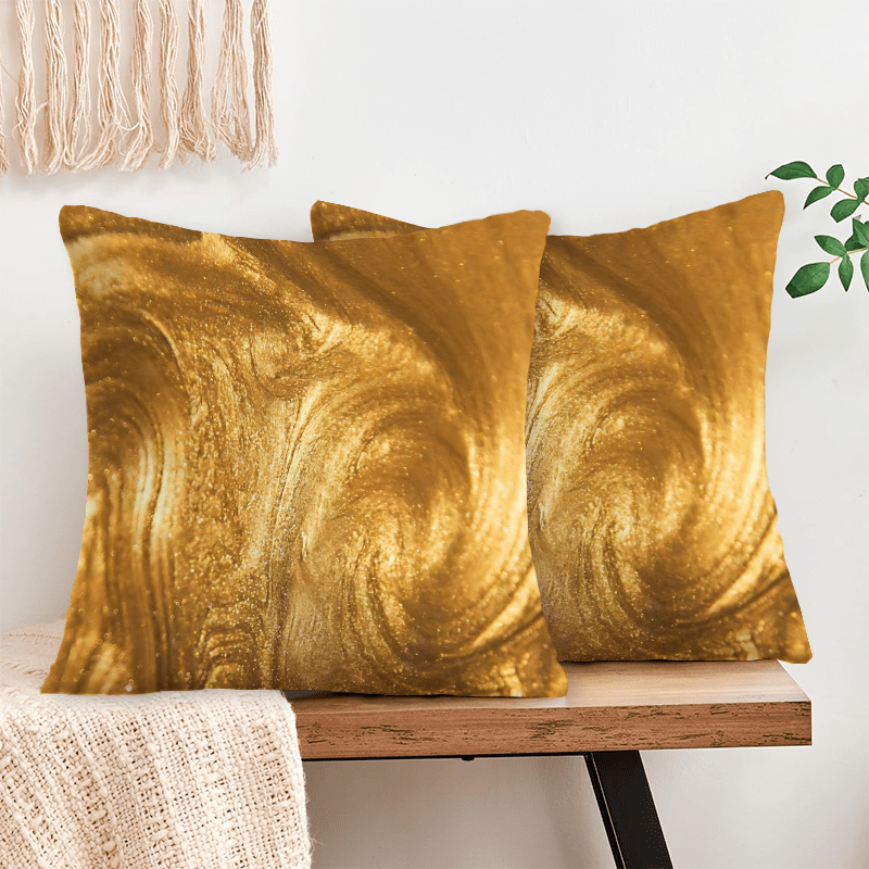 

Decorative Throw Pillow Covers, Set Of 2/4, Polyester 100%, Machine Washable, Zippered, 18-inch Cushions For Couch, Chair, And Tatami - Versatile Home Decor