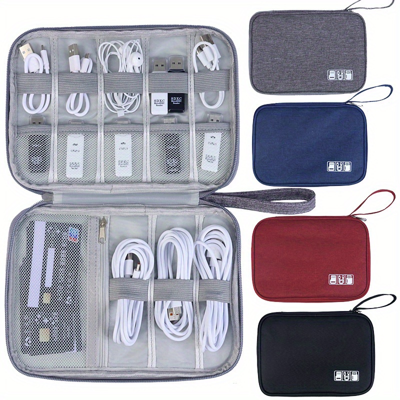 

Travel-ready Digital Storage Box: Waterproof, Organizes Cables, , Phones, Usbs, Sd Cards, Hard Drives, And Portable Power Banks