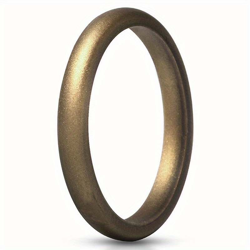 3pcs Sports Silicone Ring Set Comfortable Durable Wedding Gift Women