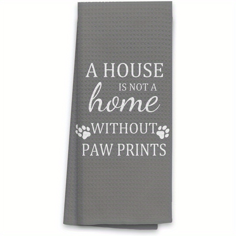 

Ultra-soft Dog Lover's Kitchen Towel - 18x26 Inches, Absorbent Polyester Blend Dish & Hand Towel, Perfect Gift For Pet Enthusiasts