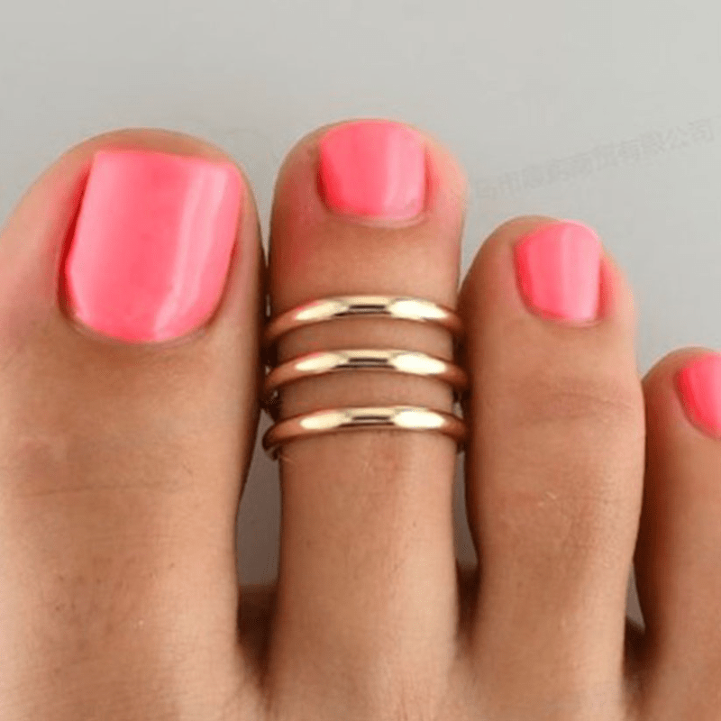 

1pc 3styles Simple Spiral Lines Geometric Fashion Style Copper Multicolor Ankle Rings Womens Party Holiday Birthday Gift