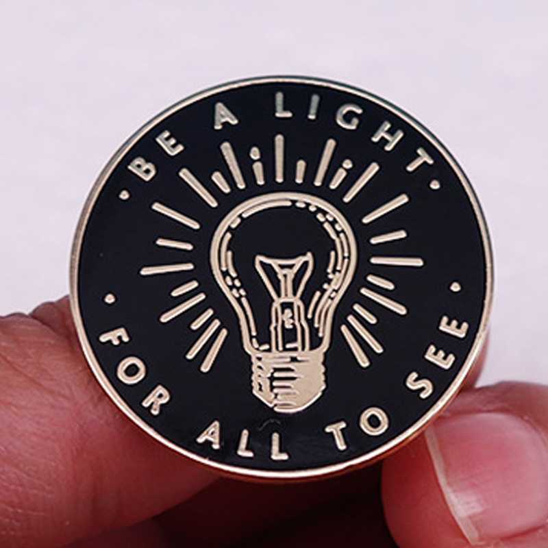 TEMU " For Everyone To Notice" Faith-inspired Brooches, Light Bulb Pins, Jewelry, Lapel And Backpack Additions