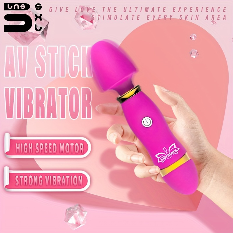 AV Stick Vibrator: Stimulate Your G-Spot and Clitoris for Maximum Pleasure - Battery Not Included