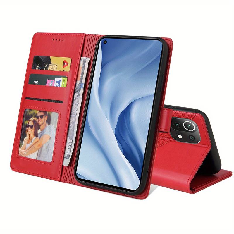 Cover A Portafoglio COMAKU Per Xiaomi Poco X6 - Pelle PU Blu Con Supporto E Chiusura Magnetica - Custodia Libro Con Slot Per Carte
