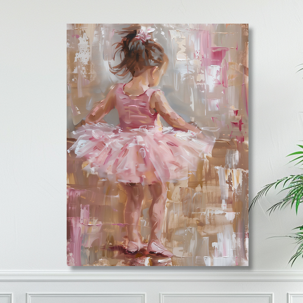 

Little Ballerina Canvas Painting: 12x16inch, Unframed, Art And Crafts - Canvas Painting, 12x16inch, Art And Crafts--unframeless, Materials: Canvas