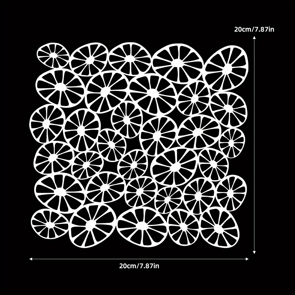 Ranges Slices Splicing Stencils Graffiti Stencils Diy Art Stencils For Painting On Wood, Canvas, Paper, Fabric, Floor, Wall