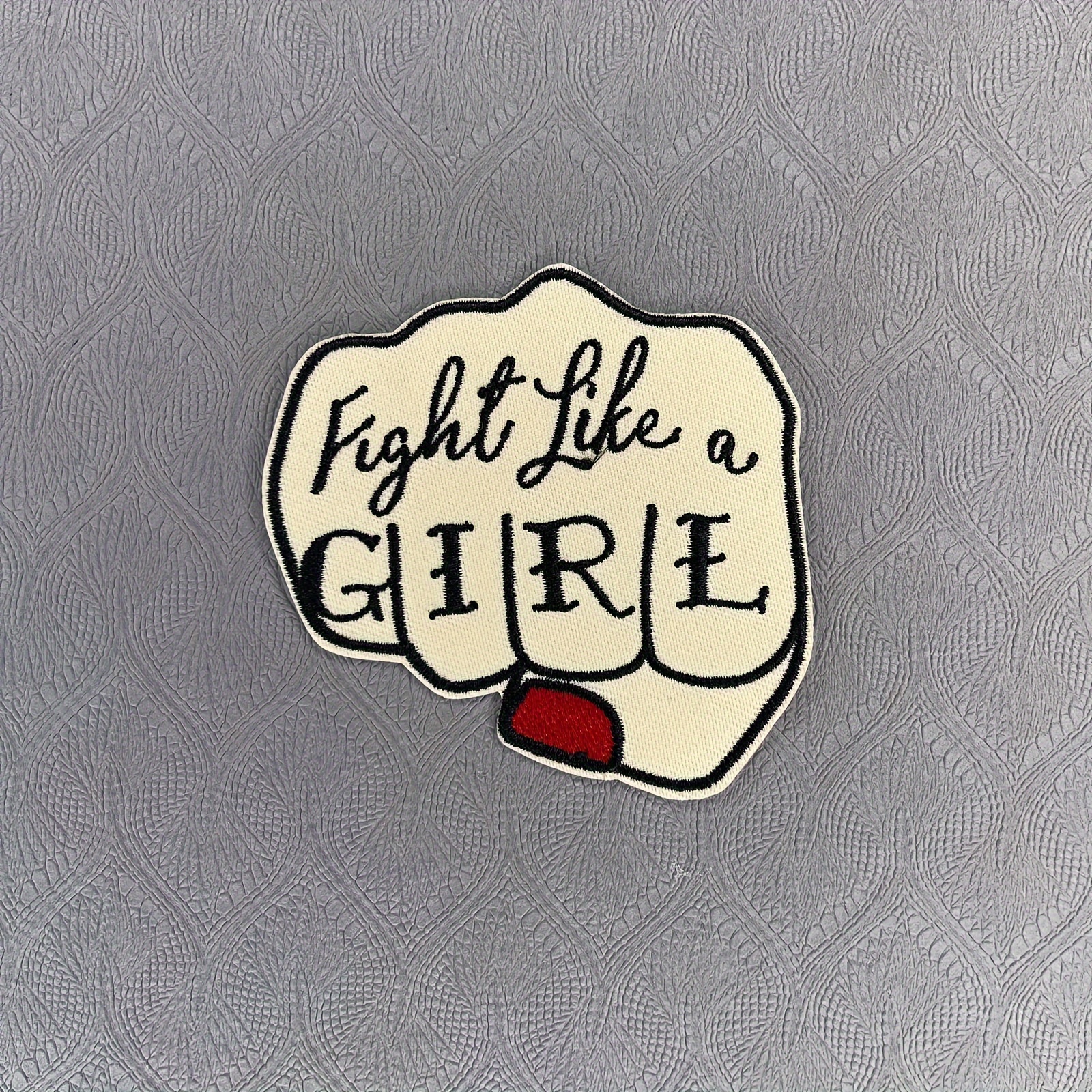 

3pcs Quirky Punk Fist Embroidered Patch - Cool & Hilarious Letter Design - Durable Iron On Or Sew On - Perfect For Backpacks, Hats & Clothing - A Versatile Fashion Accessory