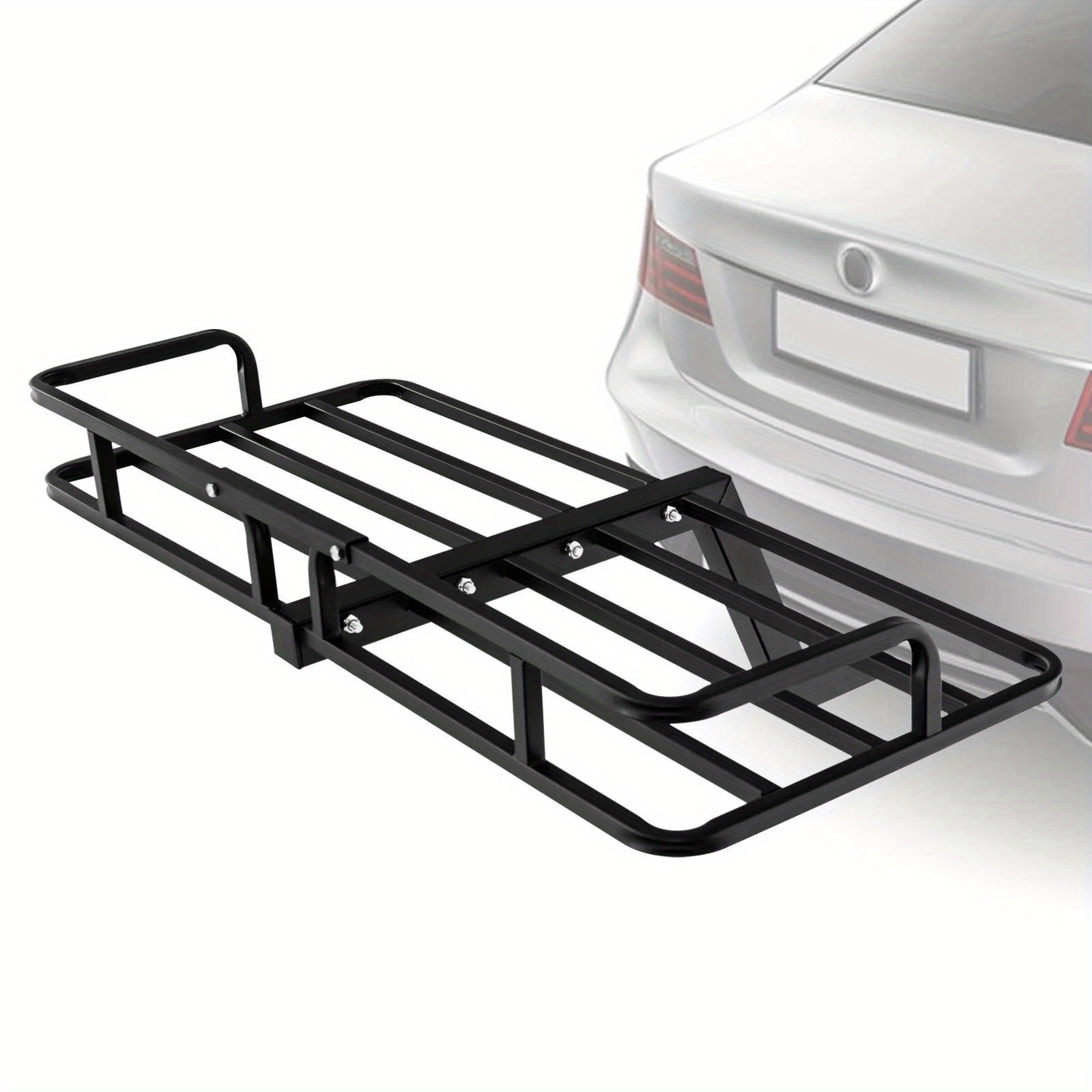 Hitch Mount Cargo Carrier Rear Cargo Rack Suv Truck Car Temu United Kingdom