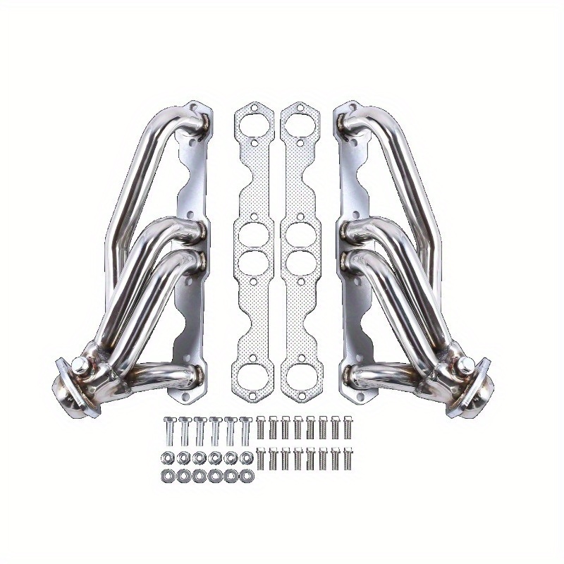 

Stainless Steel Exhaust Headers For / 5.0/5.7 V8 C/k Truck (1988-1997), High Performance, Direct Replacement, With Gaskets And Bolts, Model Mt001059